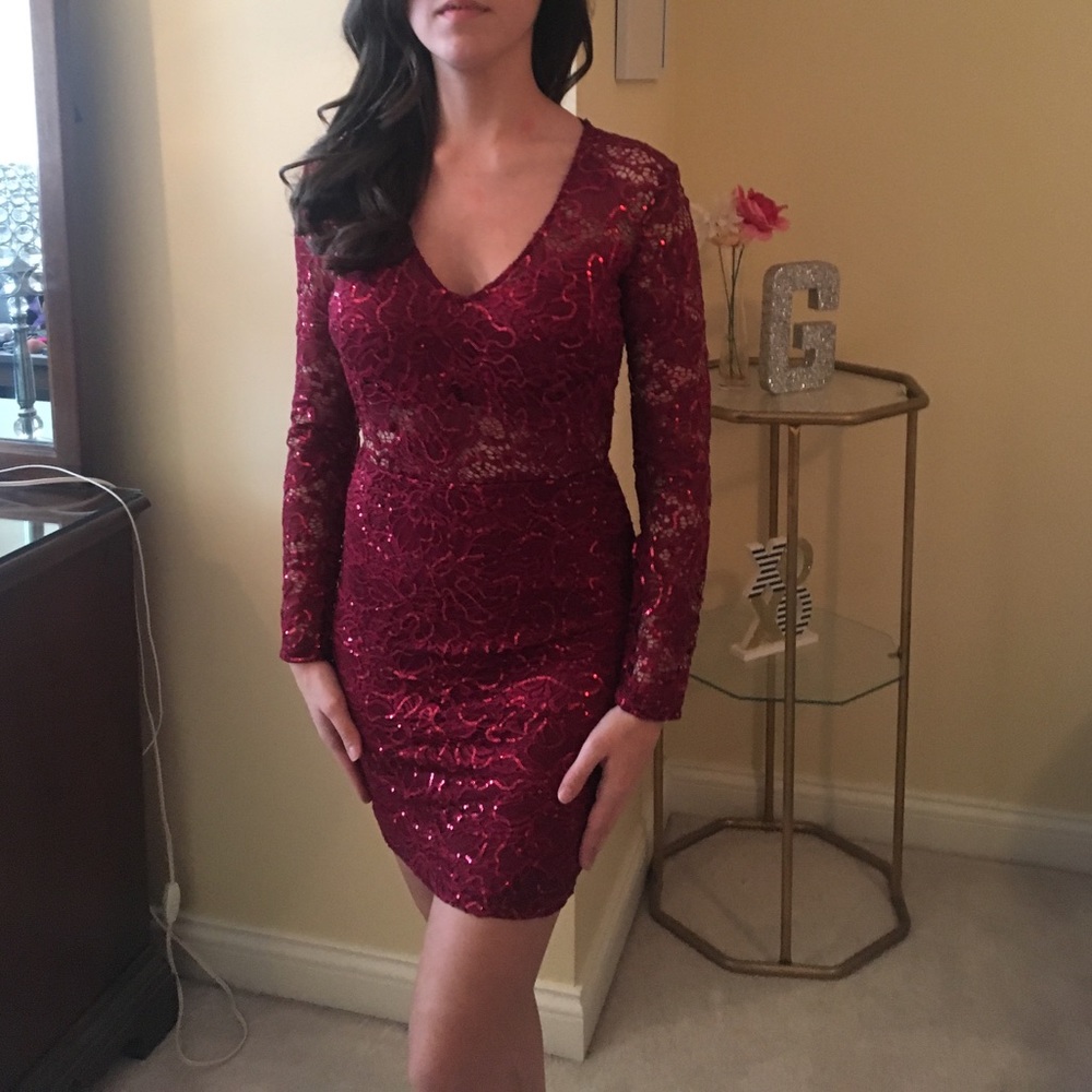 B. Darlin longsleeve cocktail dress